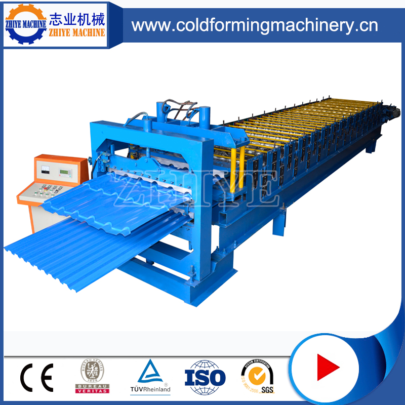 Ppgi Double Decker Roofing Panel Cold Forming Machinery