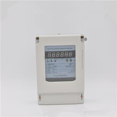Three Phase Short Terminal Cover Electronic Prepaid Meter