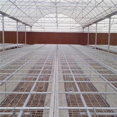 Gothic Cold Frame Plastic Covering Multi Span Greenhouse For Flowers
