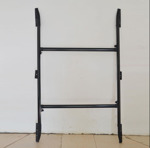 120-173cm Iron material black car luggage rack Clamping bracket