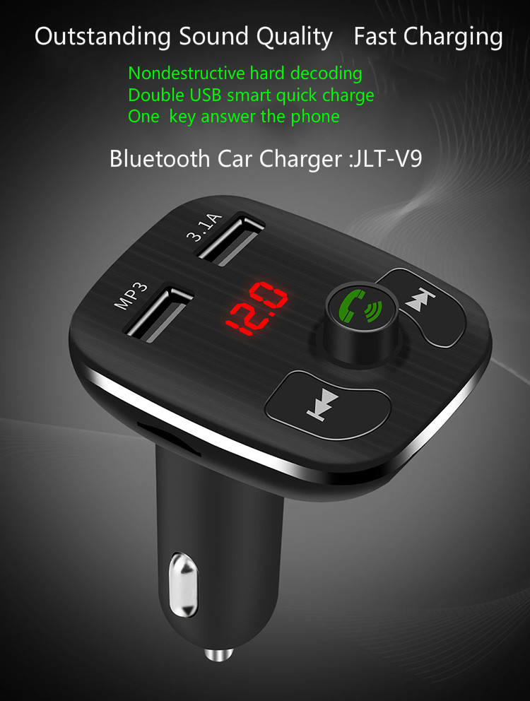 2017 Новый MP3 автомобильное зарядное устройство с функцией Bluetooth