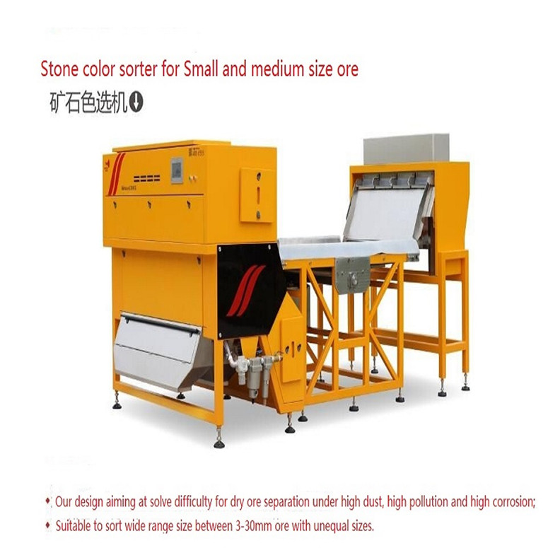 Color Sorter for nuts color sorting machine or Garlic or Cashew nuts color sorter machine Belt-scanner