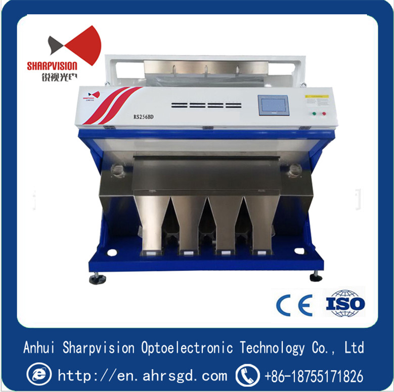 CCD camera/optical color sorter used as Coffee Beans Color Sorting Machine RS256BD