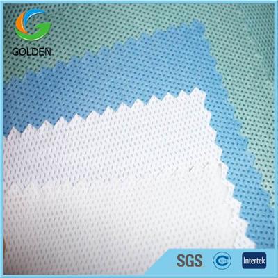 Medical Blue Color 3 Layer Spunbond Non Woven Fabric/sss Nonwoven Material For Surgical Cloth