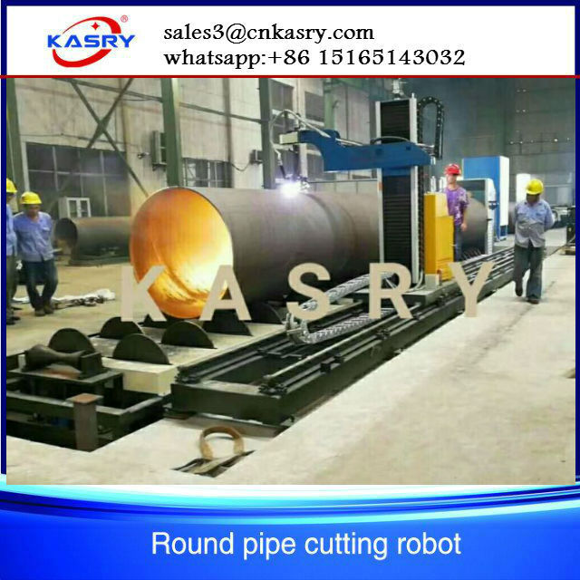 Large diameter cnc pipe cutting machine