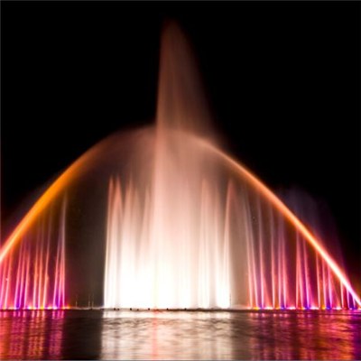 Rainbow fountain Musical dancing fountain large colorful multimedia musical fountain