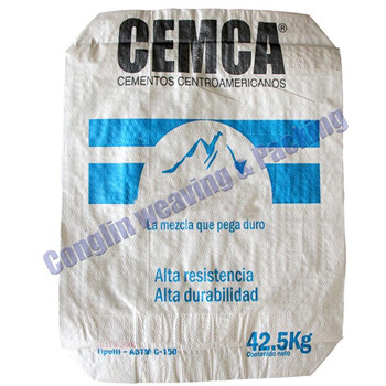 42.5kg brown color PP laminated valve sacks for cement packing 