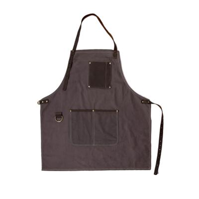 Well Crafted Waxed Canvas Carpenter Aprons With Leather Trim For Adults