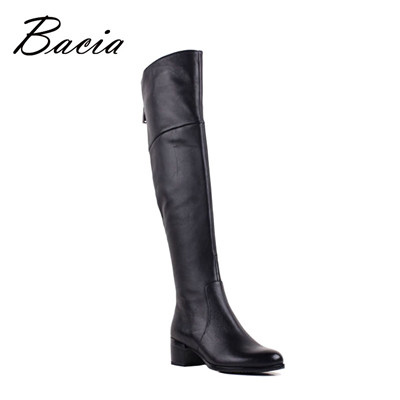 Sheepskin Shoes Soft Genuine Leather Boots Over knee boot