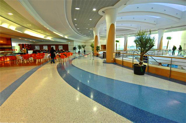 Epoxy Anti Bacterial Terrazzo Flooring for Hospital and Hotel Lobby