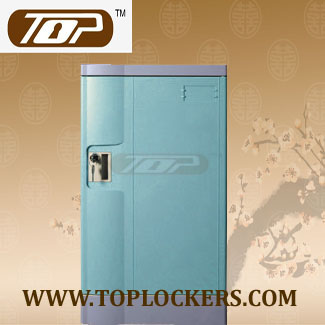 Triple Tier ABS Lockers Blue Color, Knocked-Down