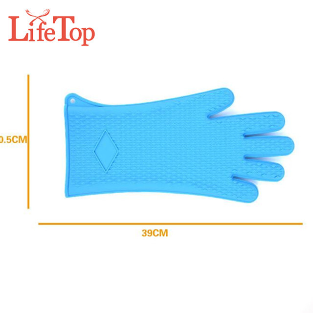 Hot selling Premium Food grade heat resistant silicone BBQ gloves