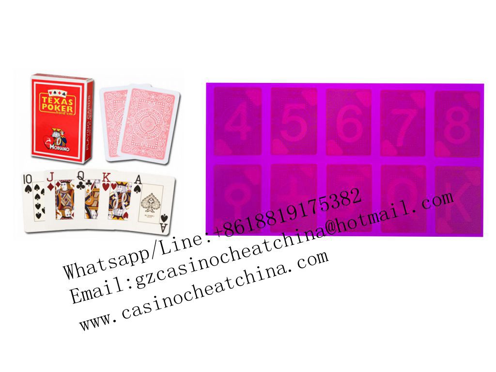  134/5000 Modiano Texas Hold'em пластиковые световые маркированные карты для покера чит / невидимые чернила / контактные линзы / casino cheat / omaha texas poker cheat