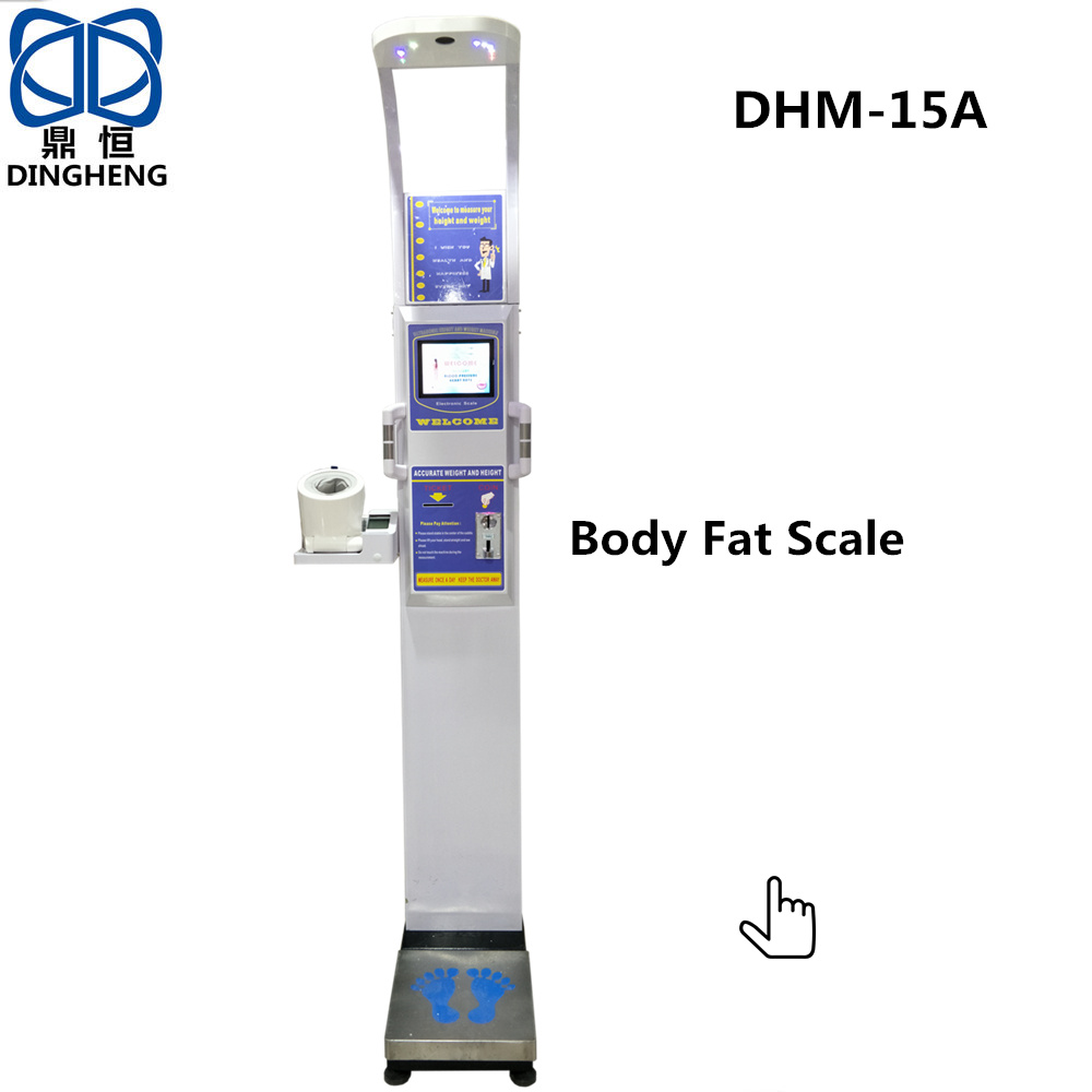 ultrasonic body height weight fat scale machine industry weight scale indicator big screen display with weighing indicator