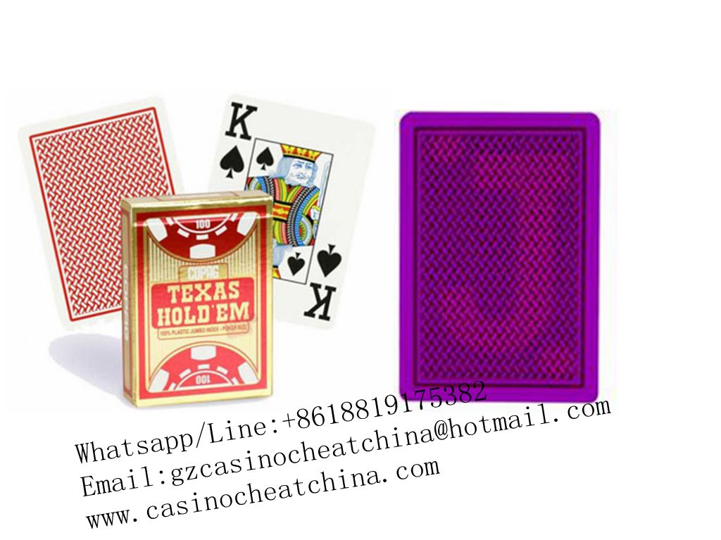 Red Copag Texas Hold'em plastic marked cards for poker game cheat/omaha texas poker cheating device/invisible ink/cheat in casino/contact lenses