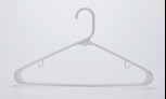 Plastic Shirt Hangers with Non-slip Bar