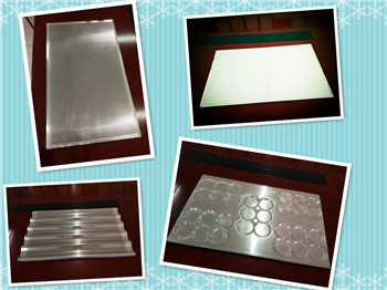 Different types for Aluminum Pans, for baking pans or other kitchen equipment