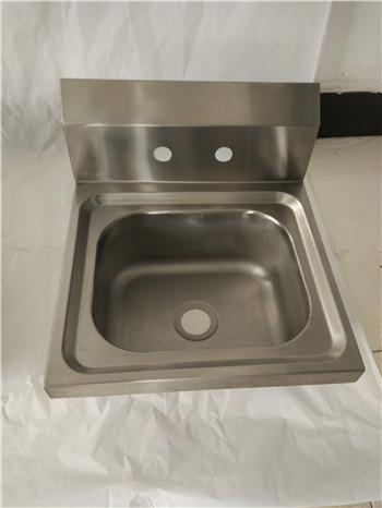 Stainless Steel Customer Designed Deep-drawn hand sink with 4 faucet hole