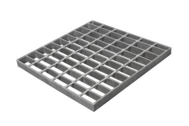 Hot Dipped Galvanized Steel Grating with twisted square rod for stairs and treads