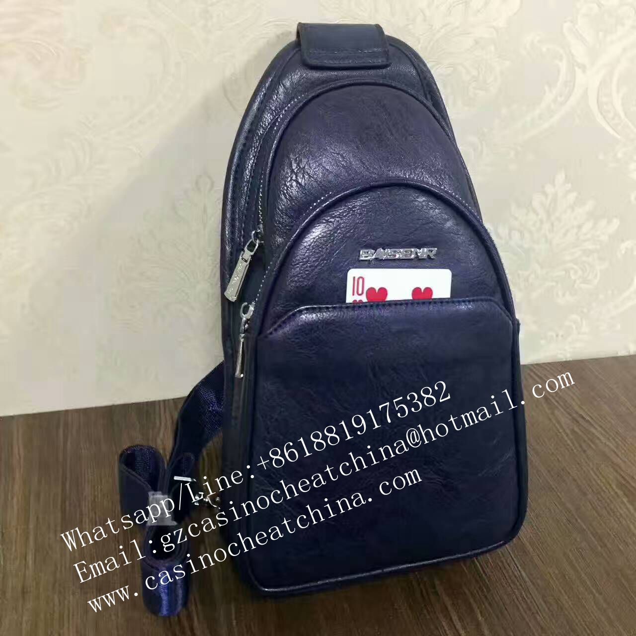 Poker exchange shoulder bag for poker cheating device/exchange poker cards/magic trick/casino cheat/cards cheat
