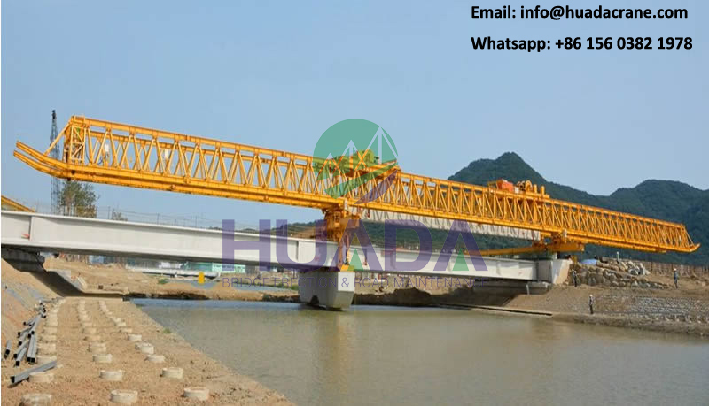 trussed type 260T girder erecting concrete high-speed railway beam launcher equipment