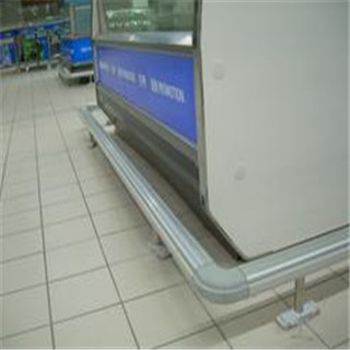 Cheap Price Supermarket Aluminum alloy crash protection barrier series supplier