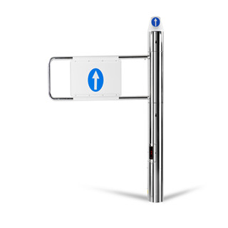  Supermarket Entrance security guide customers Automatic Electric Swing Gate manufacturer