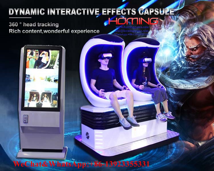 ﻿Interactive Virtual Reality equipment experience 360 Degree egg VR Cinema Simulator 9D  