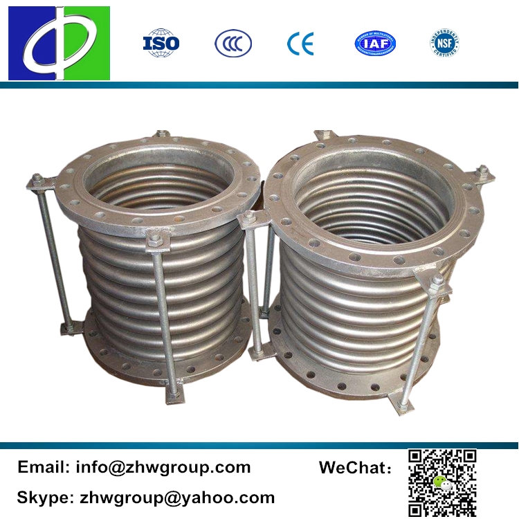 Flange high temperature pressure stainless steel flexible bellows