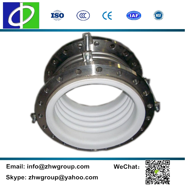 Professional design corrosion resistant ptfe lined bellows