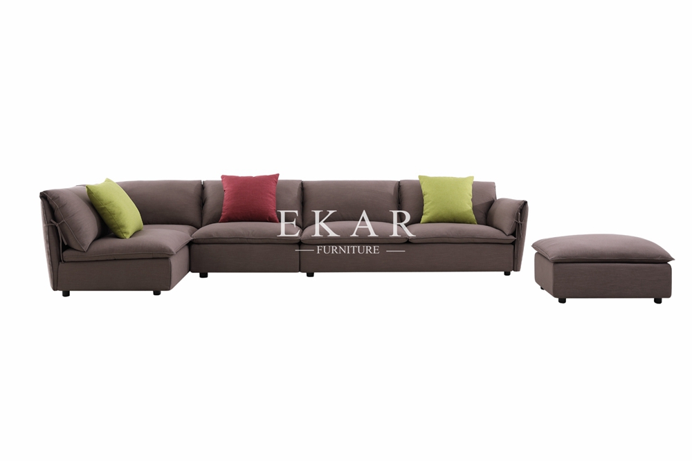 Furniture Living Room 3+2+1+1Seater Soft Fabric Sofa Set Designs