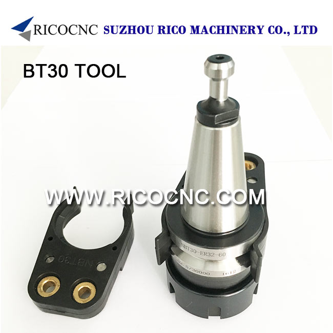 Black BT30 Tool Holder Clips for Wood CNC Router
