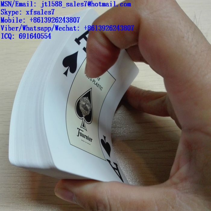 XF赌博娱乐场百老汇塑料扑克牌与隐形墨迹标记为紫外隐形精密隐形眼镜和分析仪