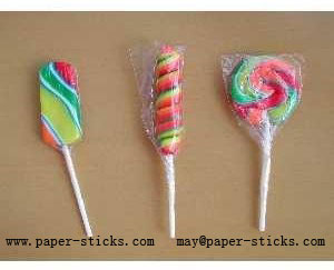 lollipop paper stick
