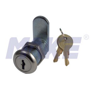 Wafer Key Cam Lock, Zinc Alloy, Shiny Chrome