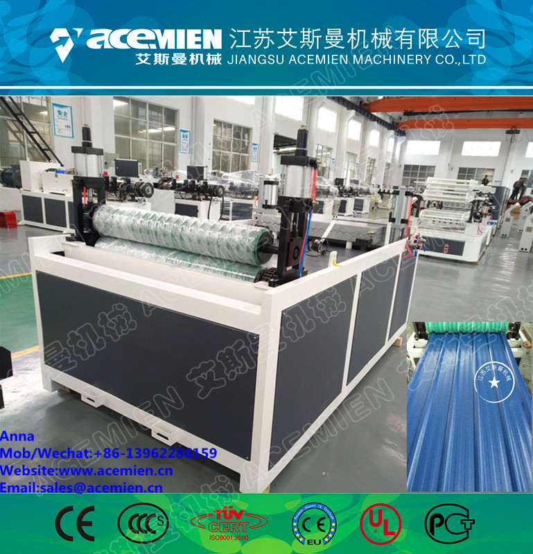 Double Layer Roll Forming Machine rollformers PVC Roofing Corrugated tile Wall Panel tile making machine