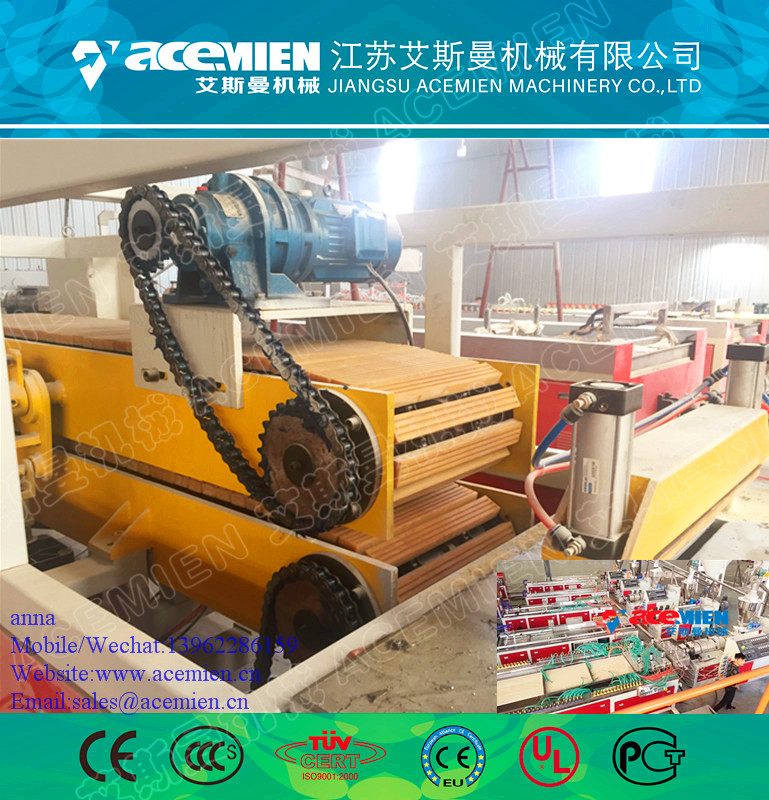 PVC WPC wall panel extrusion line/twin-screw extruder