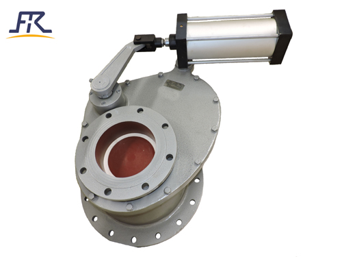 ceramic rotary disc gate valve,ceramic gate valve,Pneumatic Rotating Type Ceramic Gate Valve