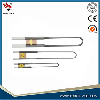 High temperature special shpae 1800 degree electric furnace MoSi2 heating elements