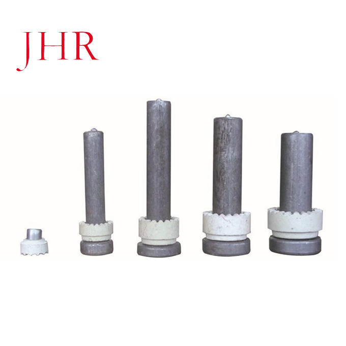 Cylindrical head welding nail for building decoration