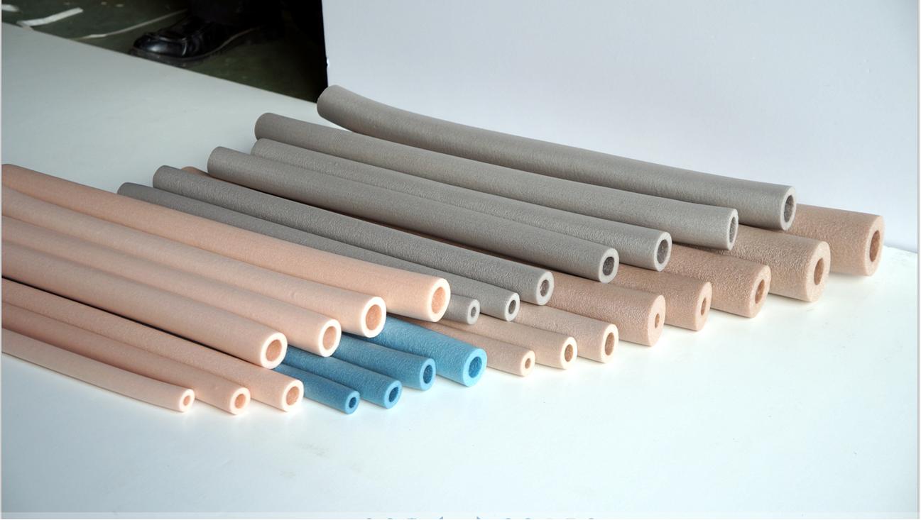 Eco-friendly non-toxic anti-abrasion PE foam 1 Layer insulation tube