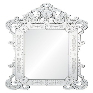 Etched classic devorative wall mirror for livingroom/bathroom/dining room