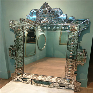 Luxurious antique devorative wall mirror with convex for livingroom/bathroom/dining room
