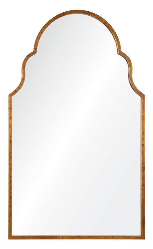 Classic iron devorative wall mirror with gold leafing for livingroom/dining room 