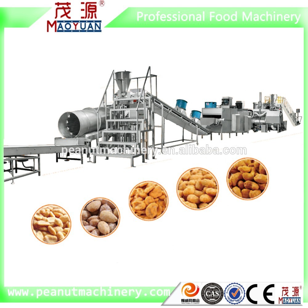 Automatic Coated peanut production equipment/machine /processing line/production line Maoyuan