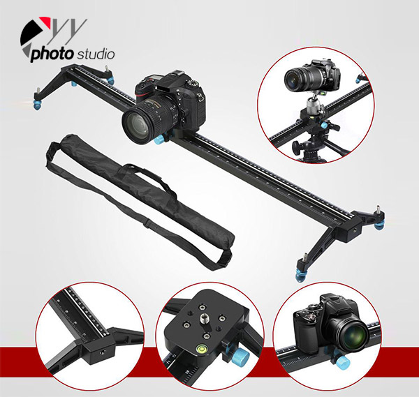 Linear Camera Video Track Dolly Slider, Video Stabilizer YCS6001