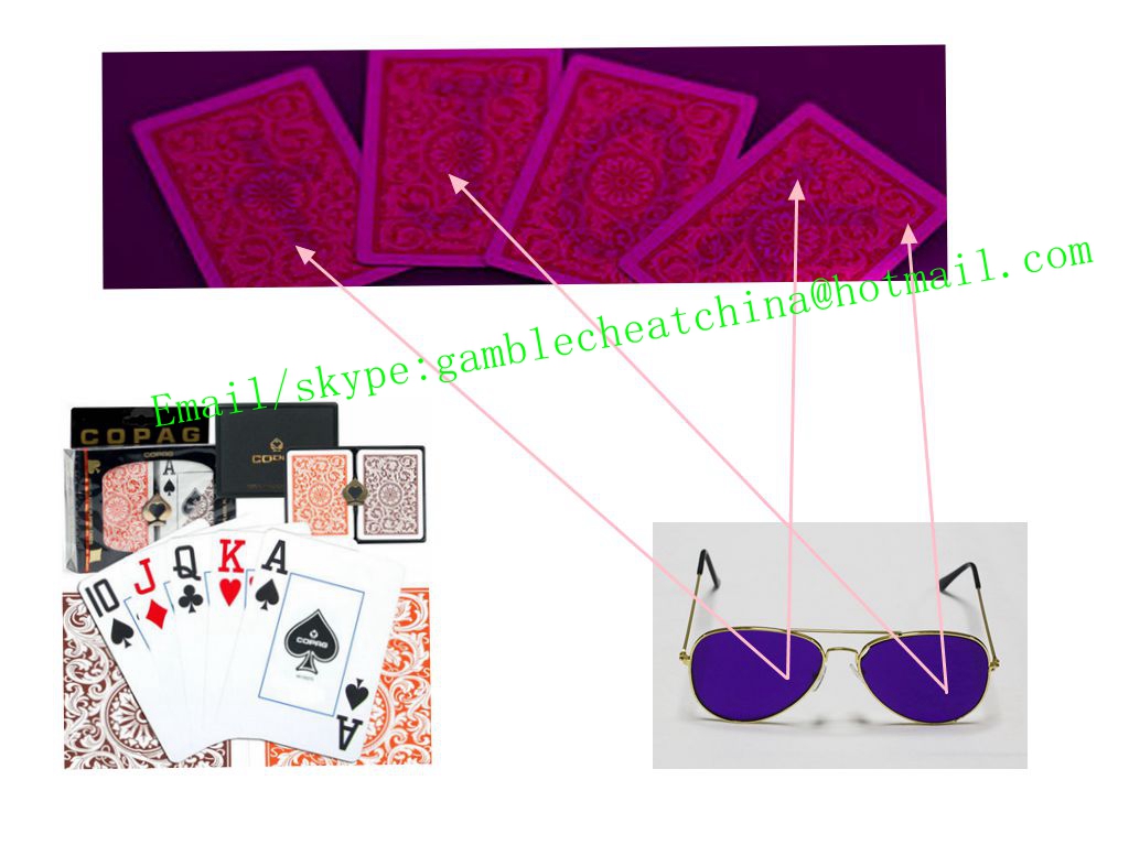 Copag 1546 пластиковые светящиеся маркированные карточки / uv чернила / контактные линзы / перспективные очки / карты cheat / poker cheating device / gamble cheat