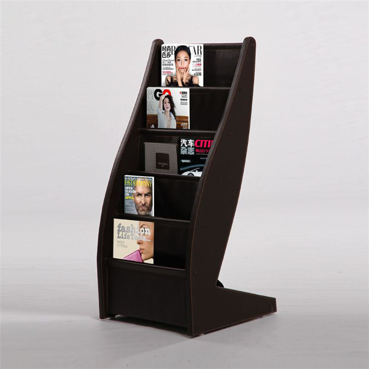 High quality wooden library book display stand