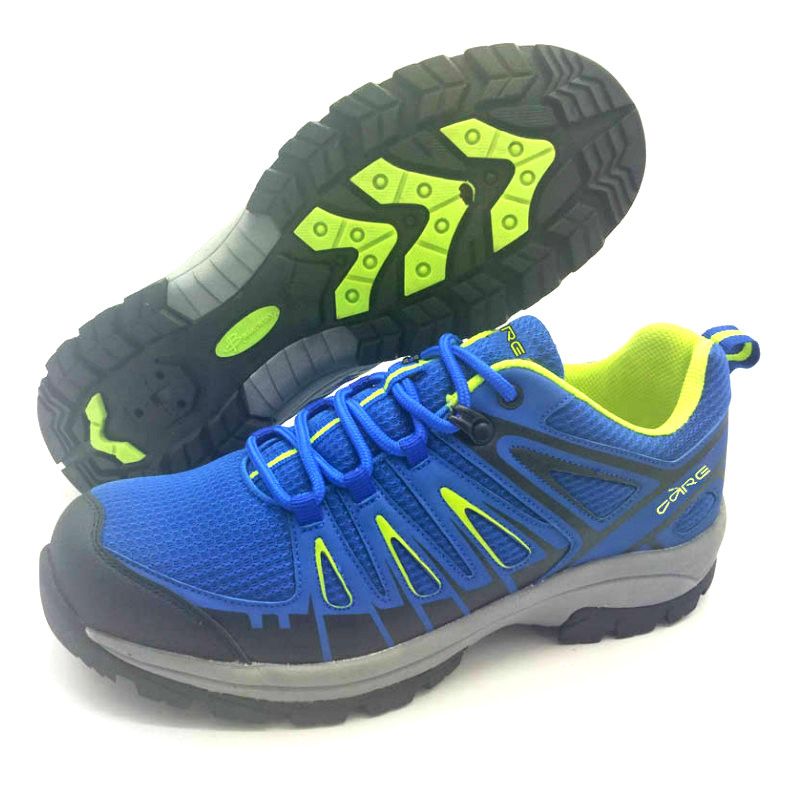 Navy synthetic and textile upper outdoor shoes