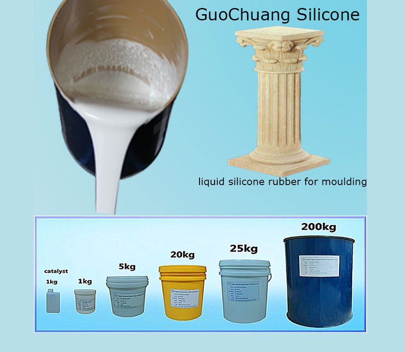Free sample rtv2 mould making silicone rubber for Architectural Molding 